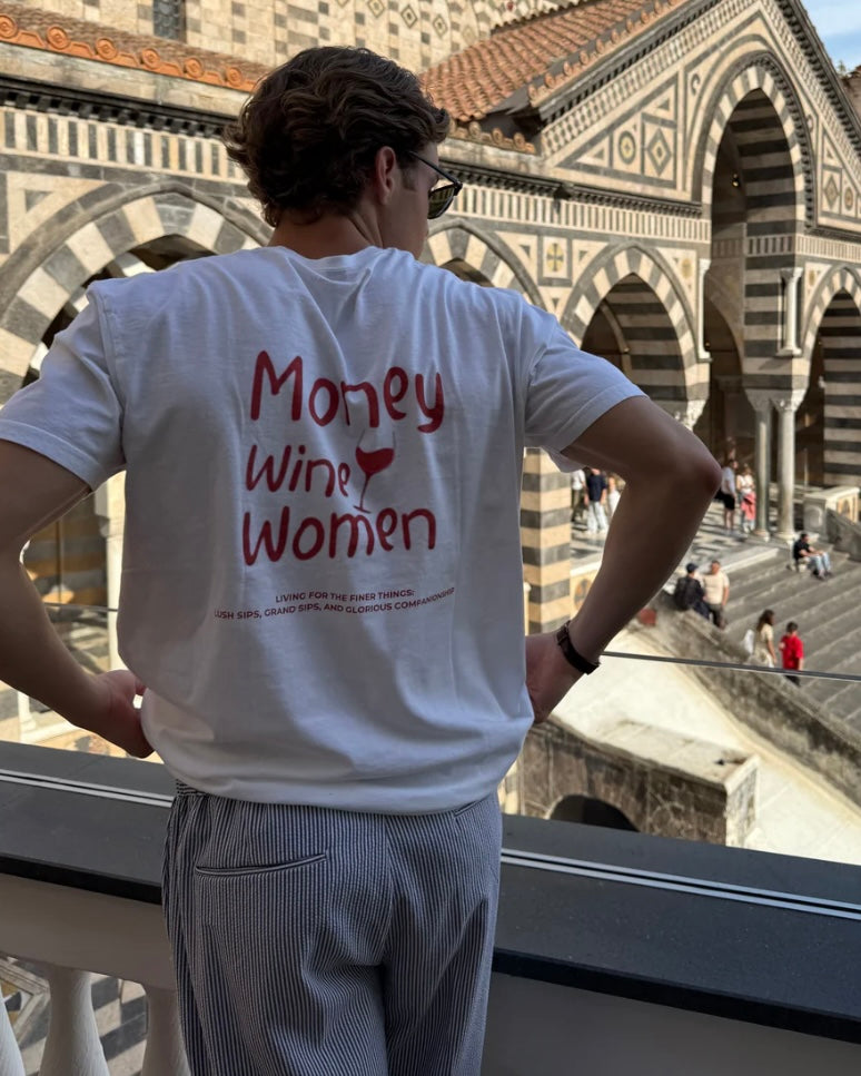 Money wine woman T-shirt
