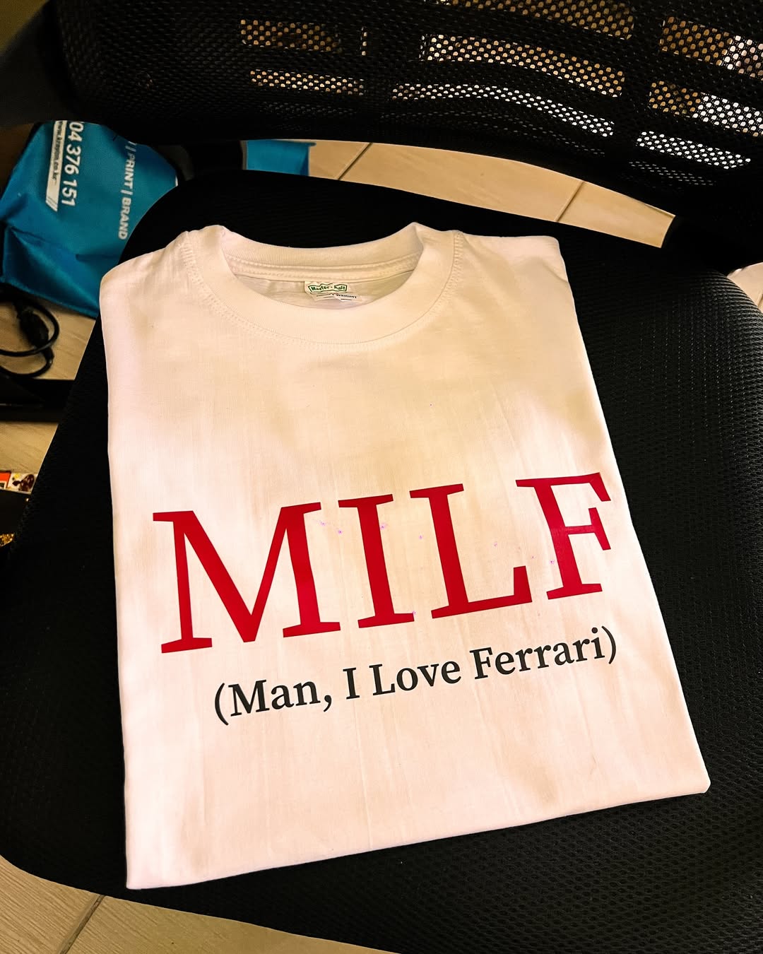 MILF Man, I Love Ferrari T Shirt