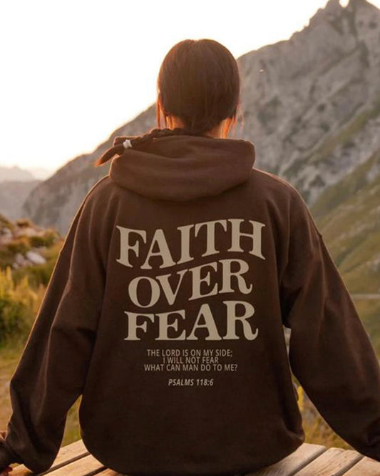 Faith Over Fear Hoodie unisex