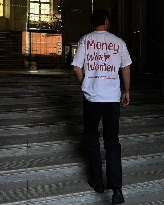 Money wine woman T-shirt