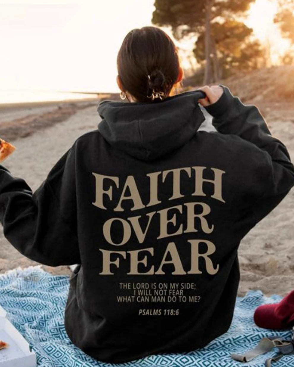 Faith Over Fear Hoodie unisex