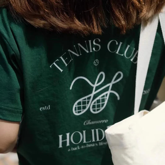 Vintage Tennis Club T Shirt