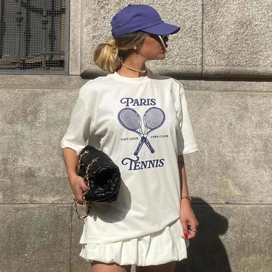 Paris 1984 Tennis Club T Shirt