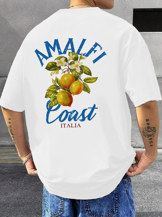 Amalfi Coast Lemon & Fruit T Shirt